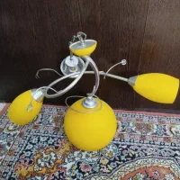 لوستر رنگی سه شاخه