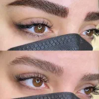 فیبروز ، میکروبلیدینگ ابرو ، خط چشم ، شیدینگ لب|خدمات آرایشگری و زیبایی|الیگودرز, |دیوار