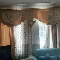 پرده پذیرایی 6متری|پرده، رانر، رومیزی|یاسوج, |دیوار