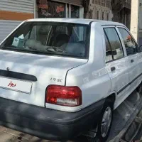 پراید۱۳۱ مدل۱۳۹۶ سفیدبدونه ترک