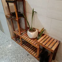 استند چوبی گل