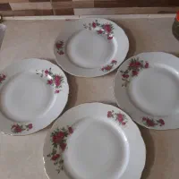 ۴عدد پلوخوری گل سرخی باهم ۲۰۰ تومان|ظروف سرو و پذیرایی|تهران, شهید رجایی|دیوار