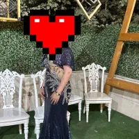 لباس مجلسی سنگ دوزی شده