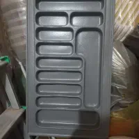 یک عدد جاقاشقی طوسی رنگ کابینتی درحدآک|آب‌چکان و نظم‌دهنده ظروف|قم, شاه سید علی|دیوار