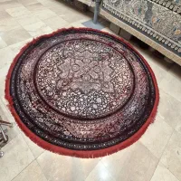 دایره گرد فرش اکرولیک ۱۵۰ در ۱۵۰ افشان هیوا روژین|فرش|مشهد, امیر|دیوار