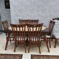 میز غذاخوری ۶نفره تمام چوب