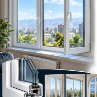 تولید و نصب پنجره دوجداره UPVC با قیمت تولیدی