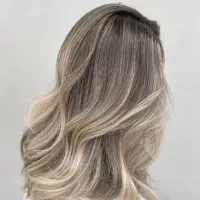 رنگ مو آمبره بالیاژ لایت فیس فریم