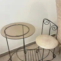 میز تلفن قدیمی فرفوژه