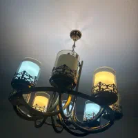 لوستر|لوستر و چراغ آویز|پرند, فاز ۰|دیوار