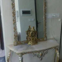 کنسول و آینه برنز