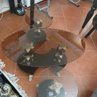 میز جلو مبلی و ۲عسلی فلاورجان