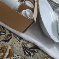 سرویس ۶ نفره غذاخوری چینی اصل|ظروف سرو و پذیرایی|اهواز, فاز ۲ پادادشهر|دیوار