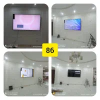 نصب دیواری تلویزیون 32تا 86 اینچ(نازلترین قیمت)|خدمات پیشه و مهارت|ایلام, |دیوار