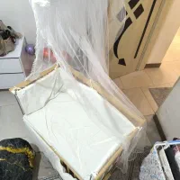 تخت گهواره کودک نو یک روز استفاده شده