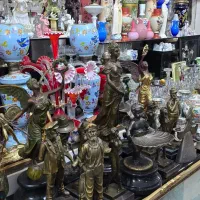 مجسمه آنتیک اروپایی لالیک و برنز|مجسمه، تندیس، ماکت|اردبیل, |دیوار