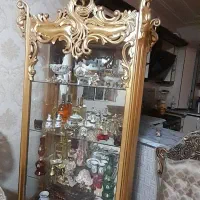بوفه سلطنتی طلایی رنگ|بوفه، ویترین، کنسول|شیراز, دارالرحمه|دیوار