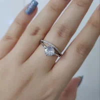 انگشتر دو لاین تک نگین نقره اصل ۹۲۵|بدلیجات|کرمانشاه, |دیوار