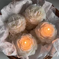 شمع دستساز گل آلاله