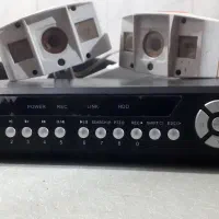 دستگاه کامل دوربین مداربسته و 2 دوربین آماده