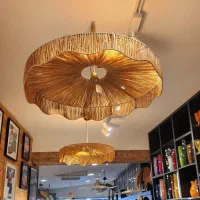 لوستر رافیا و مکرومه بوهمی و مدرن