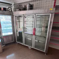 یخچال سه درب ویترینی