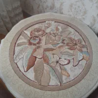 فرش گرد گل برجسته،۱متری