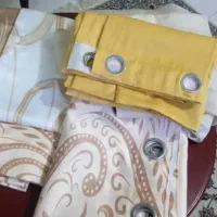 سه عدد پرده پانچ و یه والان کنار پرده ای و  حریر|حراج|تهران, جنت‌آباد جنوبی|دیوار