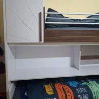 تخت خواب دو طبقه نوجوان ژیک|تخت و سرویس خواب|گرگان, |دیوار