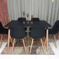 میز و صندلی مانلیا پارچه ترک مدرن کم جا|میز و صندلی غذاخوری|تهران, شهید رجایی|دیوار