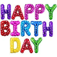 بادکنک فویلی و عدد تولد