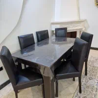 میز ناهار خوری 6 نفره محکم کار کرده