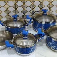 سرویس قابلمه استیل 9تکه ترکیه ای اصل
