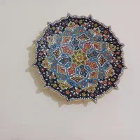 بشقاب های تزئینی،سفالی مینا کاری|صنایع دستی و سایر لوازم تزئینی|فردیس, فردیس|دیوار