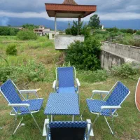 صندلی تاشو مسافرتی کمپینگ و کوهنوردی طبی500هفت فنر