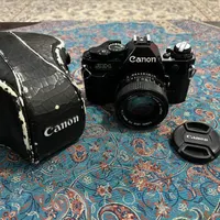 دوربین قدیمی آنالوگ کانن Canon AE-1 Program لنز1.4
