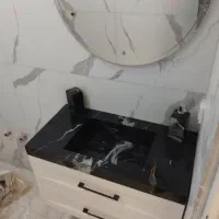 روشویی سرامیکی مدرن مدل دیواری طرح پاندیک|لوازم سرویس بهداشتی|همدان, |دیوار