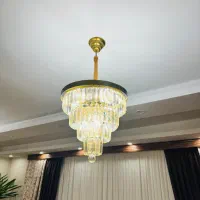 دو عدد لوستر استثنایی برند چشمه نور