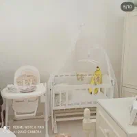 گهواره و صندلی غذا و روروئک و صندلی اموزشی