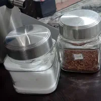شیشه های حبوبات ادویه