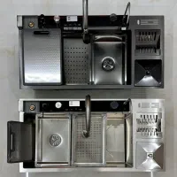 سینک پیانویی پنج کلید گارانتی دار|مصالح و تجهیزات ساختمان|اردبیل, |دیوار