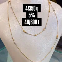 گردنبند های طلا دولایه۵٪|جواهرات|تبریز, |دیوار