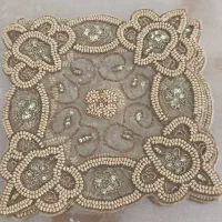 چهار عدد رومیزی سنگ دوزی|کلکسیون اشیاء عتیقه|نهاوند, |دیوار