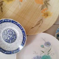 بشقاب دیواری ملامین قدیمی نوستالژی ،دیوارکوب عتیقه|ظروف سرو و پذیرایی|مشهد, ایثارگران|دیوار