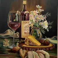 تابلو نقاشی رنگ روغن روی بوم درسایز 100 در 70
