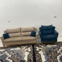 مبل ۷ نفره جمع و جور|مبلمان خانگی و میز عسلی|تاکستان, |دیوار