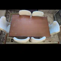 میز ناهار خوری ۶ نفره|میز و صندلی غذاخوری|بیستون, |دیوار