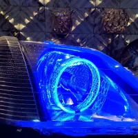 چراغ ماشین نئون اسپرت  ، نئون کاری روی همه چراغ ها|قطعات یدکی و لوازم جانبی|رشت, آب و برق|دیوار