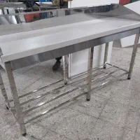 تجهیزات مرغ فروشی یخچال صنعتی میزکار استیل