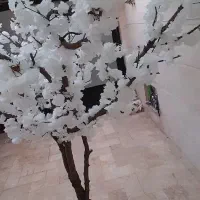 درختچه طبیعی با شکوفه مصنوعی خارجی